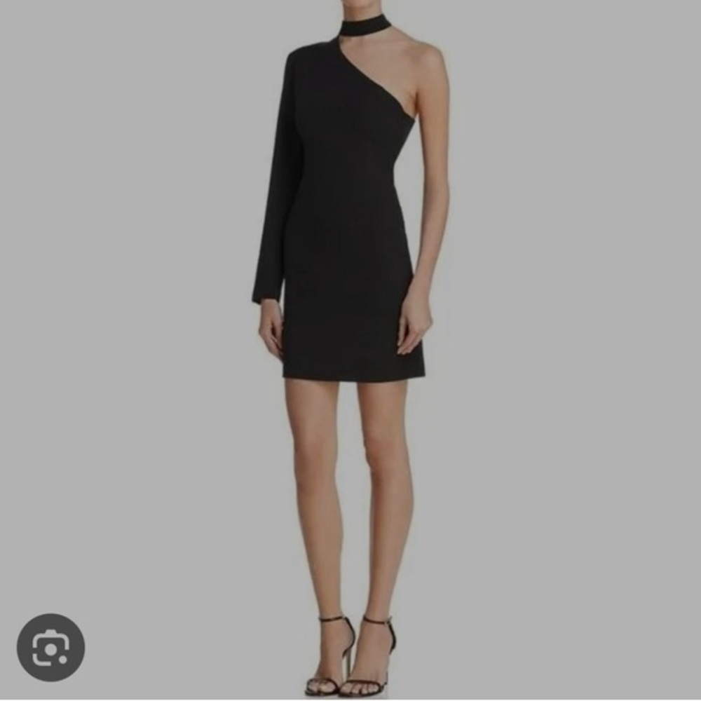 Bardot Chic Black One-Shoulder Dress